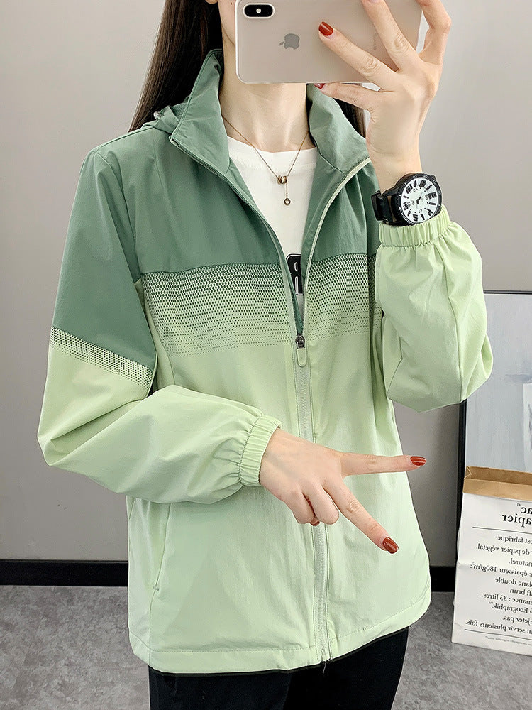 Hat detachable windproof waterproof jacket