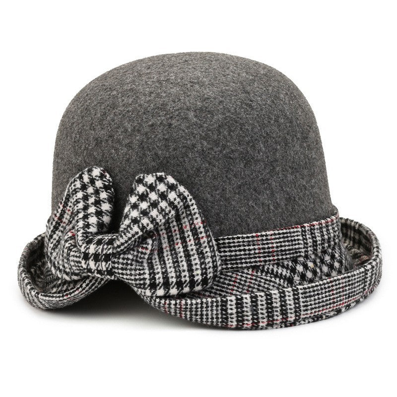 Heavy wool top hat casual fisherman's hat