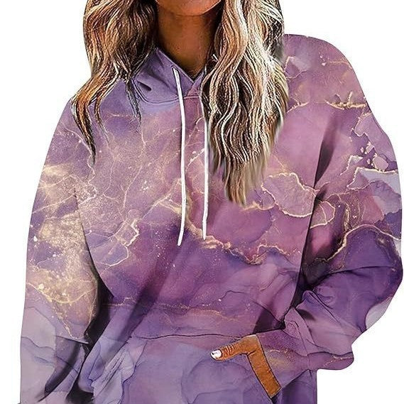 Trendy casual pullover hoodie for women