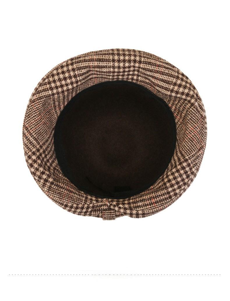 Heavy wool top hat casual fisherman's hat