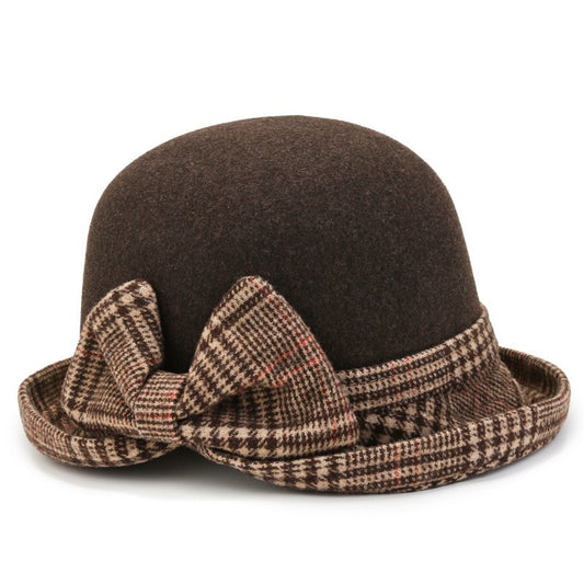 Heavy wool top hat casual fisherman's hat